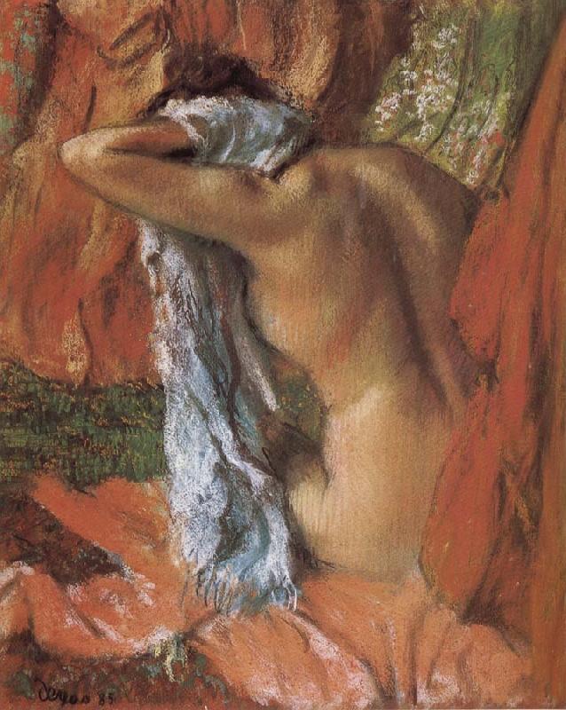 Edgar Degas bathing lady oil painting picture